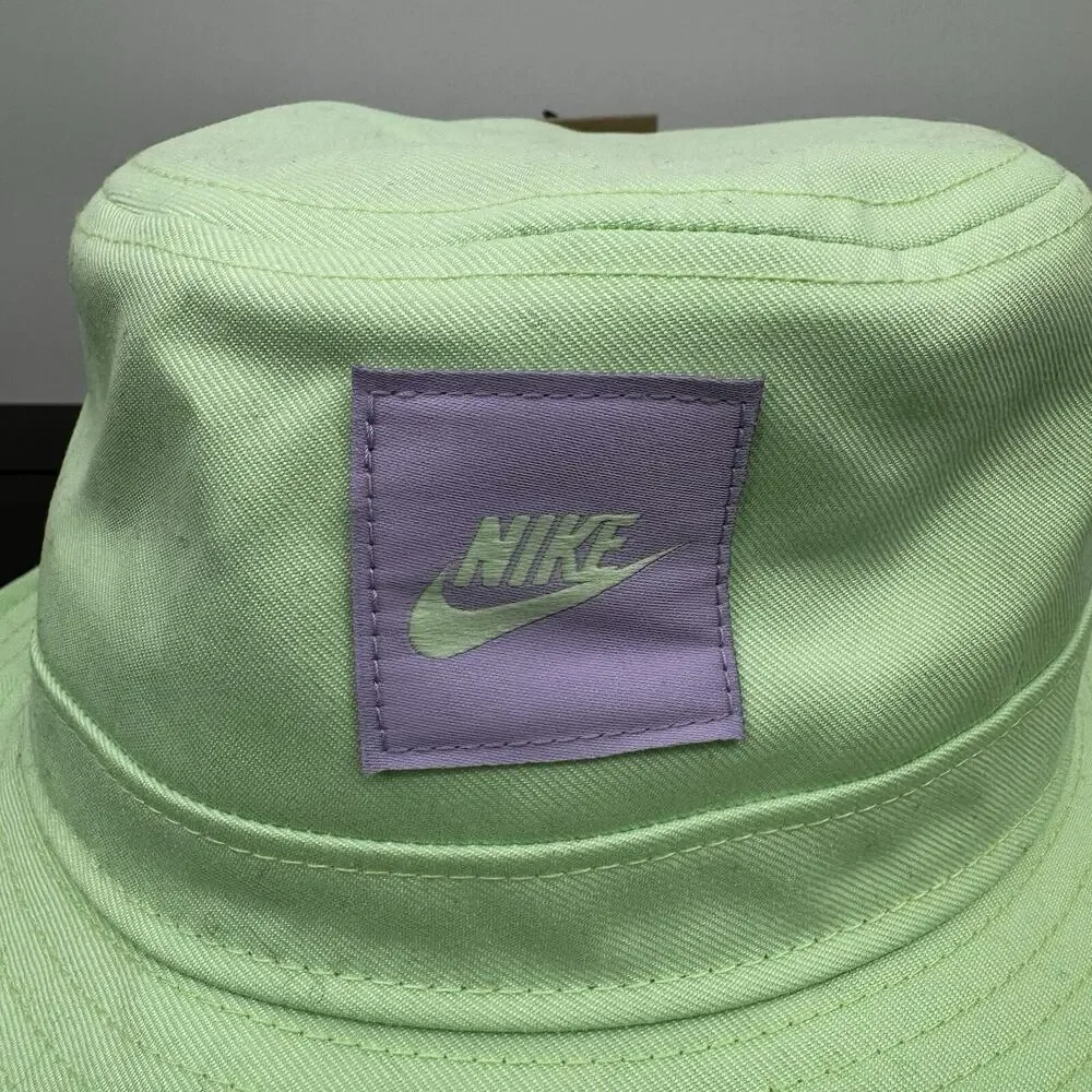 Nike Kids Bucket Hat Apex Futura Vapor Green & Purple One Size Sun Hat